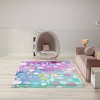 Nourison Washable Imagination All Stars Sports Non Skid Woven Area Rug Purple - 4 of 4