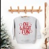 SmileyWorld Oh What Fun - Toddler Graphic Sweatshirt and Youth Graphic Sweatshirt - 3 of 4