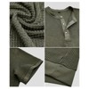 Men's Short Sleeve Textured Knit Henley Shirt Casual Style Pullover T-Shirt - 3 of 4
