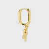 Bijoux Sport by Luv Aj MLB Gold Logo Huggie Earrings - 2 of 3