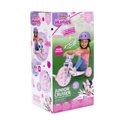 Minnie Mouse 10&#34; Fly Wheel Kids&#39; Tricycle with Electronic Sound - Pink/Purple_4