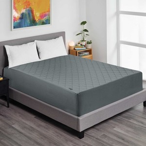Quilted Waterproof Mattress Protector With 18" Deep Pocket All Around Elastic Mattress Cover - Cotton Passion - 1 of 4