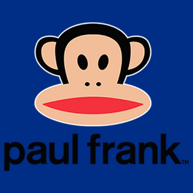 Juniors Womens Paul Frank Logo Julius Left Chest T-Shirt, 2 of 5