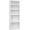 Monarch Specialties Bookshelf Bookcase 6 Tier 72InchH Office Bedroom Laminate White Transitional - image 3 of 4