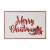 VCNY 1'8"x2'6" Washable Merry Christmas Holiday Machine Woven Scatter Accent Rug: Non-Skid, Low Pile, Indoor Use - 2 of 4