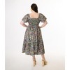 Unique Vintage Women's Plus Smocked Bodice Midi Dress - 3 of 3