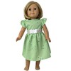 Doll Clothes Superstore Lime Green Sequin Dress Fits 18 Inch Girl Dolls Like American Girl Our Generation My Life Dolls - image 2 of 4
