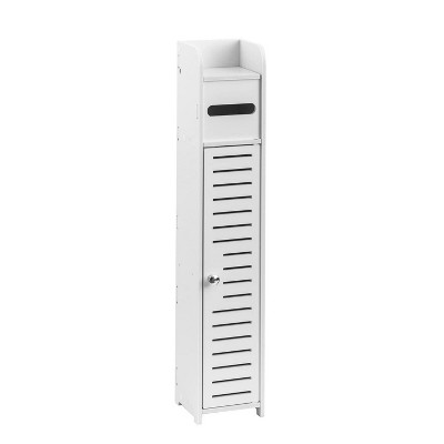 LunaLulinlk Toilet Paper Holder Stand,Small Bathroom Storage Cabinet for Toilet Paper Storage