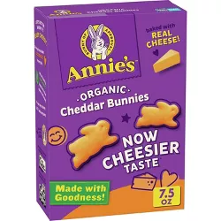Annie's Organic Cheddar Bunnies Baked Snack Crackers - 7.5oz