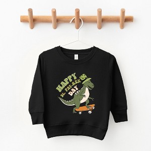 The Juniper Shop Happy St. Pat-Rex Day Youth Ultra-Soft Graphic Sweatshirt - 1 of 3