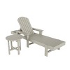 WestinTrends Dylan 2 Piece Adirondack Reclining Chaise Lounge With Arms - 4 of 4