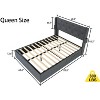 XIYUYEU Full/Queen Size Storage Bed Frame with Gas Lift,Wingback Headboard and USB Ports for Adults - 3 of 4