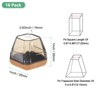 Unique Bargains Durable Multipurpose Use Furniture Silicone Felt Pads Chair Leg Floor Protectors - 3 of 4