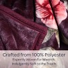 Hastings Home Thick Plush Faux Mink Blanket - Rose Garden - 3 of 4