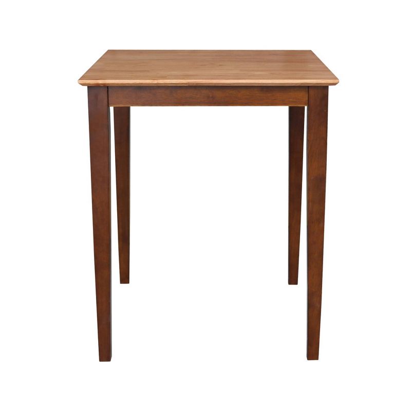 Solid Wood Top Table with Shaker Legs Cinnamon/Brown - International Concepts, 3 of 7