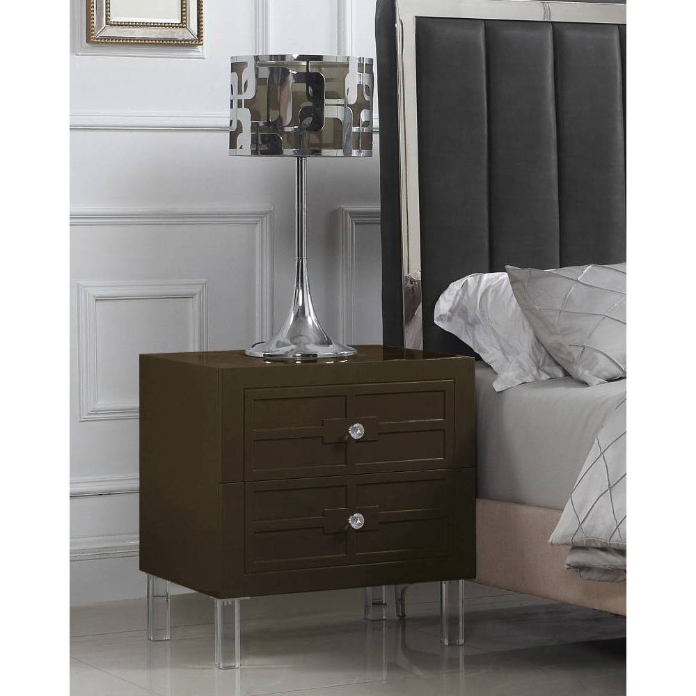 Lucca Side Table Brown - Chic Home Design was $379.99 now $227.99 (40.0% off)
