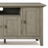 72" Solid Wood Transitional TV Media Stand with Two Drawers, Two Framed Doors and Adjustable Shelves for Living Room and Bedroom - 4 of 4