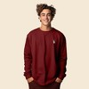 Dalix Astronaut Embroidered Cotton Classic Fit Long Sleeve Crewneck Tee Shirt Mens - 2 of 4