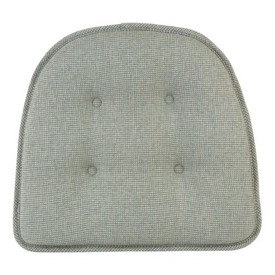 Tromlycs 14x14 Metal Chair Cushions - Set Of 4 Taupe Seat Pads With Non-Slip Bottom