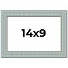 PosterPalooza | Photo Size Refined Blue Picture Frame - UV Acrylic, Foam Board Backing, Hanging Hardware - 2 of 4