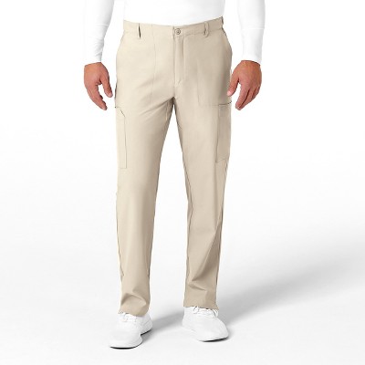 Wink W123 Men's Flat Front Cargo Scrub Pant