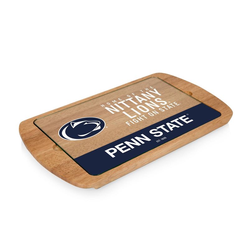 NCAA Penn State Nittany Lions Parawood Billboard Glass Top Serving Tray, 1 of 4