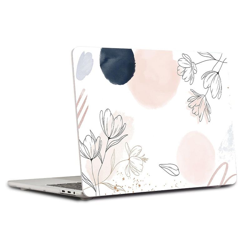 SaharaCase HybridFlex Arts Case for Apple MacBook Air 13" M1 Chip Laptops White Floral (LT00002), 2 of 8