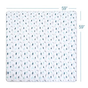 Biloban- Baby Playmat，Baby Foam Playmat， Large Size Playmat，Pad for Playpen, Mat for Playpen, Tummy Time Playmat, Washable Playmat - 1 of 4