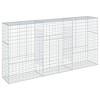 vidaXL Gabion Basket Silver Galvanized Iron Large Heavy Weight Endurance - 2 of 4