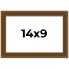 PosterPalooza | Photo Size Flat Gold Picture Frame - UV Acrylic, Foam Board Backing, Hanging Hardware - 2 of 4