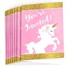 Big Dot of Happiness Rainbow Unicorn - Fill In Magical Unicorn Baby Shower or Birthday Party Invitations (8 count) - 2 of 4