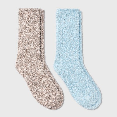 Women's Marled 2pk Cozy Crew Socks - Auden™ 4-10