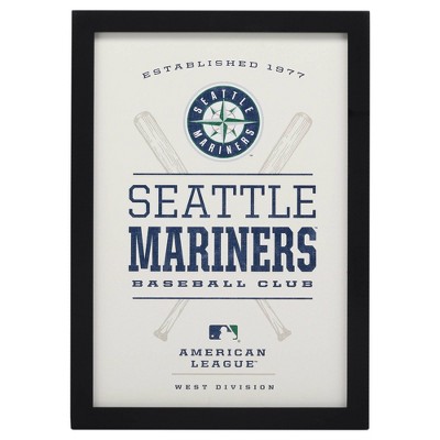 Mlb Seattle Mariners Baseball Field Metal Panel : Target