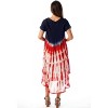 Riviera Sun Plus Size Womens Flag Sundress - Tie Dye American Flag Beach Cover Up - 3 of 3