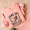 Simply Sage Market Football Game Day Social Club Lightweight Garment Dyed Sweatshirt - 3 of 4
