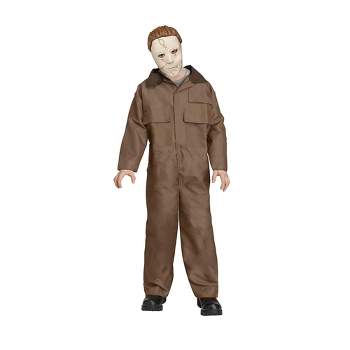 Michael Myers Costume With Memory Flex Mask Child