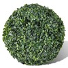 Aghana Digitals 2-Piece UV-Resistant Synthetic Plastic Spherical Green Boxwood Topiary Balls for - 2 of 3