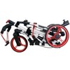 Qwik-Fold Golf Push Cart 3 Wheel w/ 360 Rotating Front Wheel, Lightweight Folding Golf Pull Cart w/ Brake, Free Umbrella Holder - 2 of 4