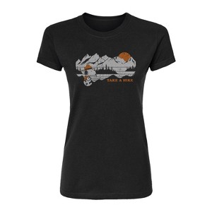 Women's - Peanuts - Take A Hike Fitted Graphic T-Shirt - 1 of 4