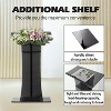 "47" Clear Acrylic Lectern Podium, Transparent Presentation Stand with Storage Shelf, for Wedding Ceremonies, Church, School & Business Events - 4 of 4