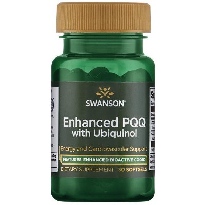 Swanson Enhanced Pqq with Ubiquinol 30 Sgels.
