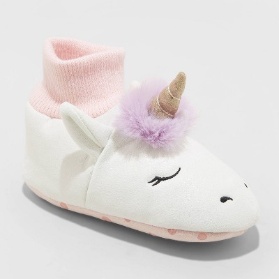 unicorn bootie slippers