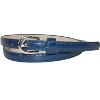 CTM Women's Skinny 1/2 Inch Dress Belt - 4 of 4