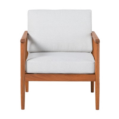 Ridstar Modern Accent Chair, Armchairs For Balcony-Brown