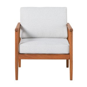 Ridstar Modern Accent Chair, Armchairs For Balcony-Brown - 1 of 4