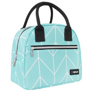 OPUX Insulated Lunch Box Women, Cooler Bag Tote Girls Kids Teen Adult, Soft Reusable Thermal Meal Prep Purse - 1 of 4