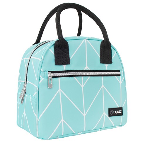 Opux Insulated Lunch Box Women, Cooler Bag Tote Girls Kids Teen Adult, Soft  Reusable Thermal Meal Prep Purse (teal Chevron, One Size) : Target