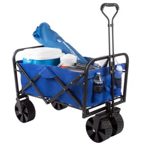 Heavy-Duty Collapsible Wagon with Telescoping Handle by Nature Spring - 1 of 4