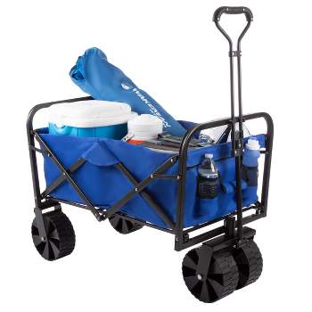 Mac Sports Collapsible Folding Steel Frame Outdoor Garden Utility Wagon,  Blue MAC-WTC-111-BLUE - The Home Depot