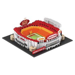 Forever Collectibles Kansas City Chiefs NFL FOCO BRXLZ Stadium Building Block Set - 1 of 4